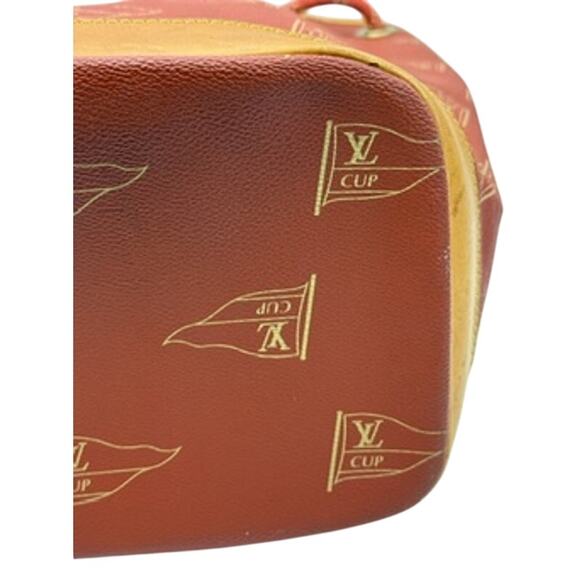 Louis Vuitton  Canvas Americas Cup 1995 Saint Tropez Drawstring Bag Red - Picture 7 of 16